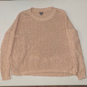 aerie light pink sweater